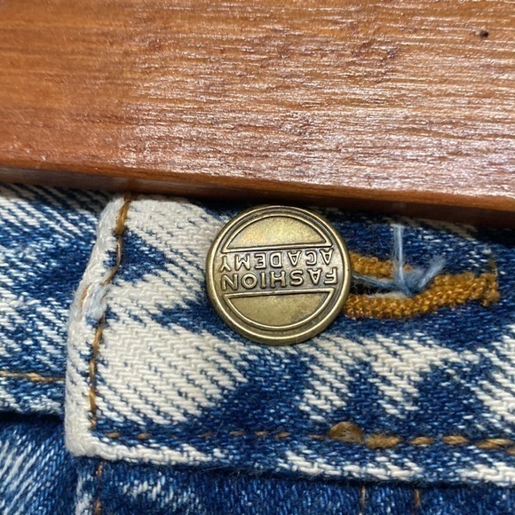 Vintage The fashion academy stone washed denim capris size 5‎ (468) - Picture 5 of 13